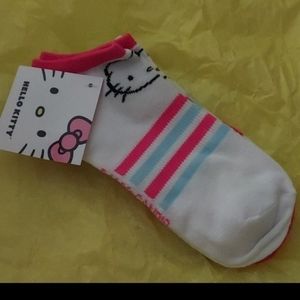 Hello Kitty 3  Pairs Women’s ankle Socks new rainbow